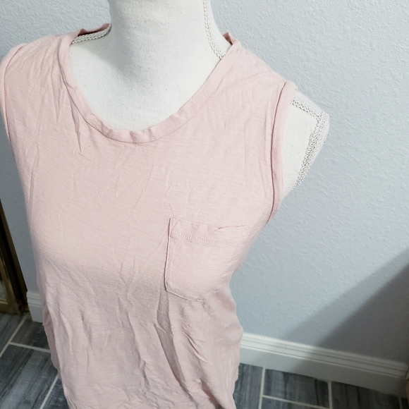 James Perse Pocket Tank Top 2 - Picture 2 of 7